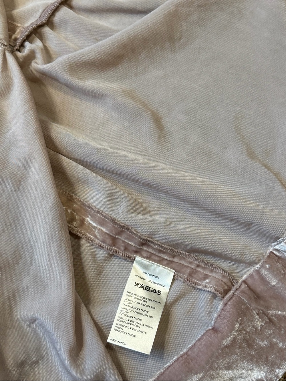 Anthropologie The Somerset Maxi Dress: Velvet Edition Color  LAVENDER XXSP - Picture 10 of 10